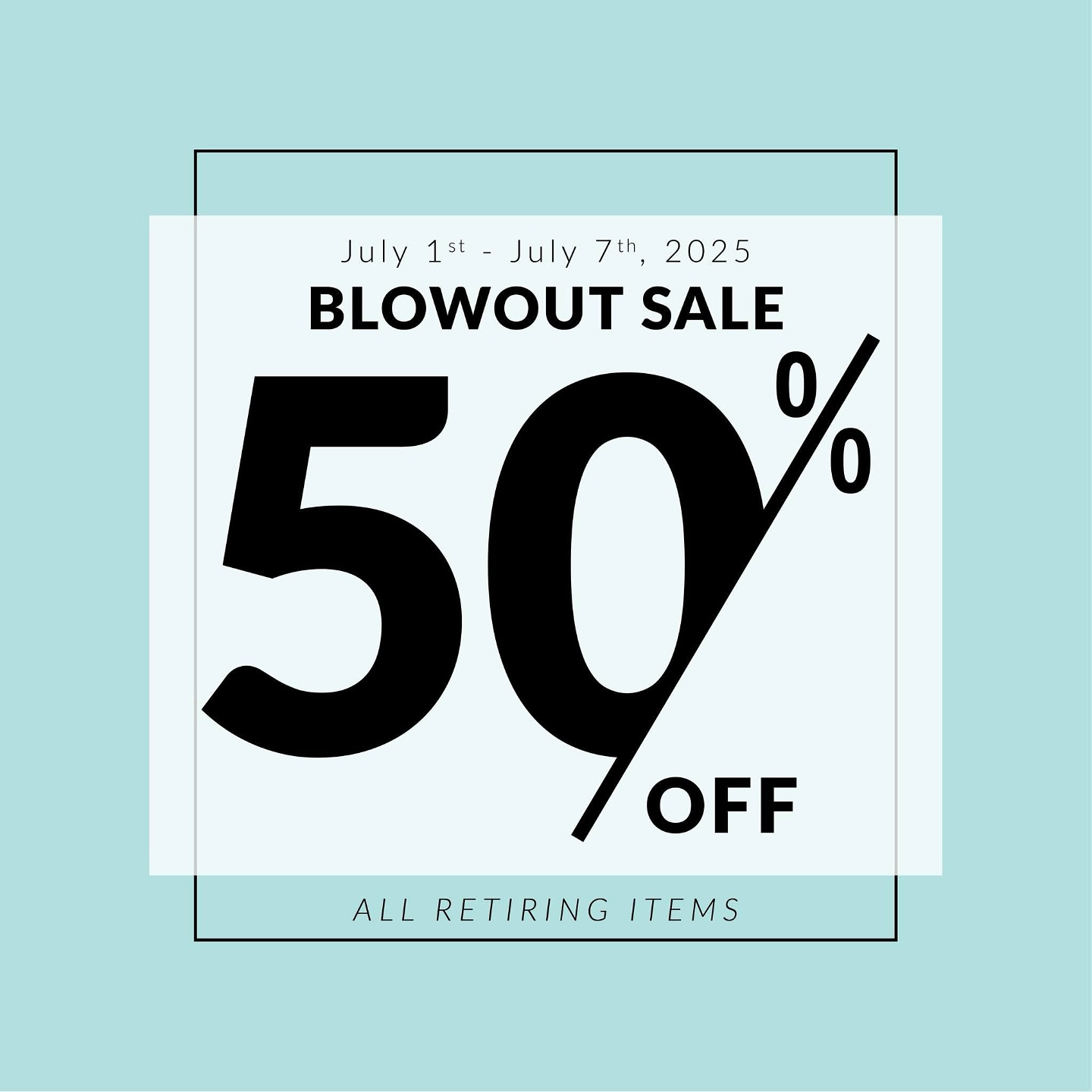 ATTENTION 📣 BLOWOUT SALE IS HAPPENING NOW!!!! All retiring items are 50% OFF!!!! DON’T MISS OUT!!!!
.
🎉 July 1–7 only
💎 50% OFF retiring pieces
🖊️ FREE engraving
📦 While supplies last – these styles are not coming back!
.
👉 link in bio!